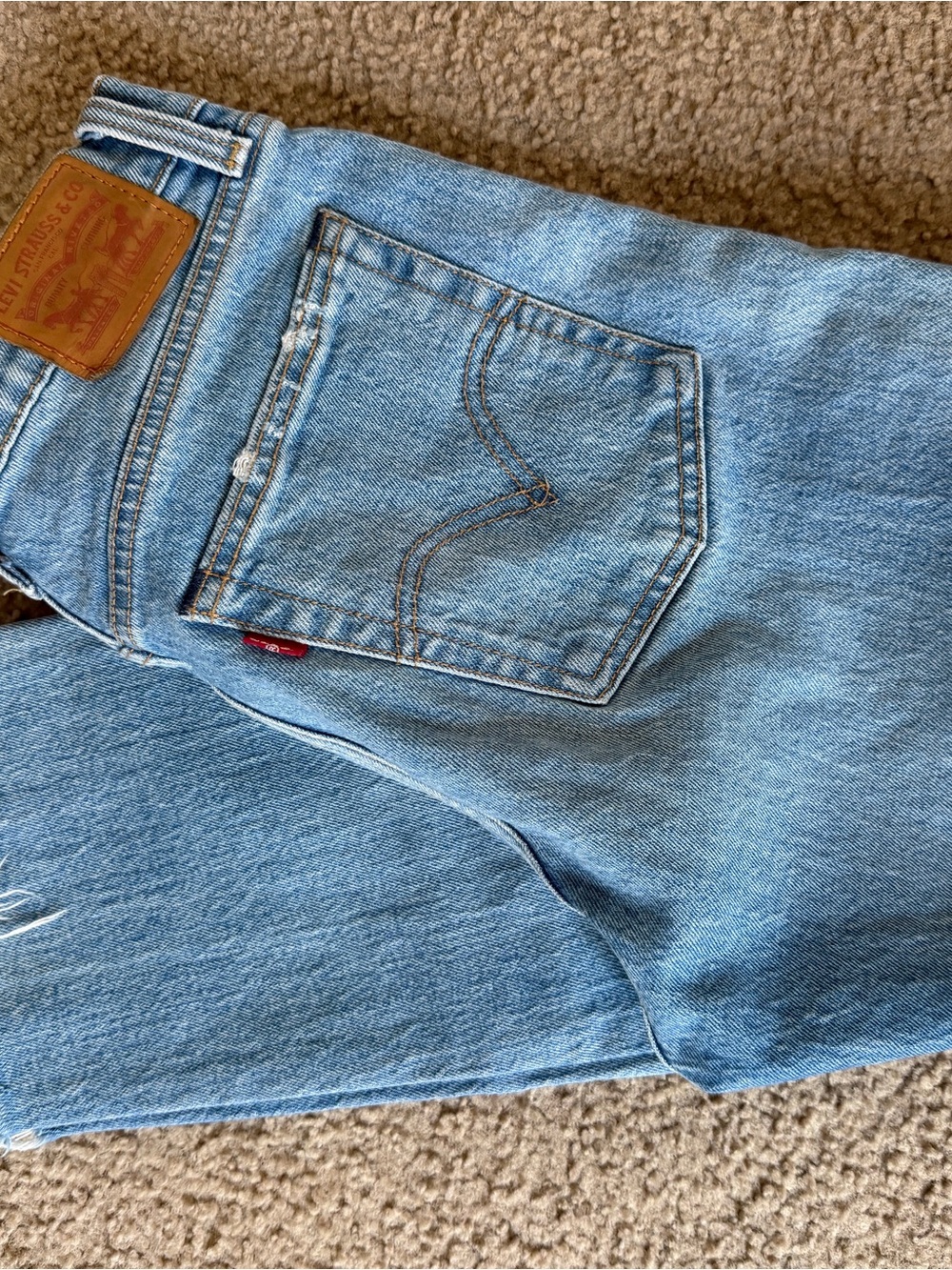 Levi Relaxed Light Blue Women's Jeans